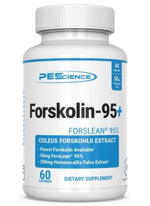 Forskolin Capsules 95% Pure Forskolin Extract Patented Forslean 60 Count