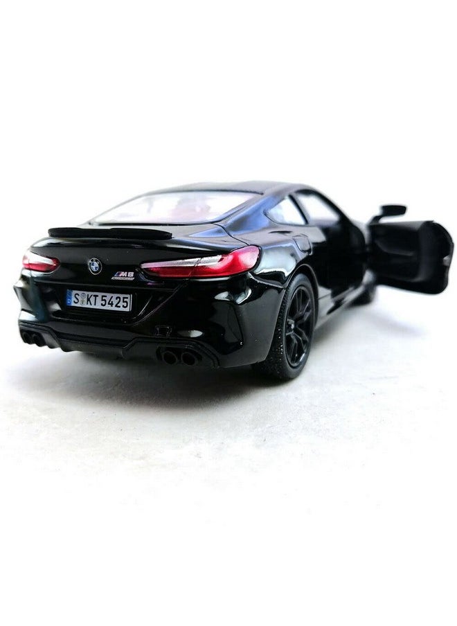 Kinsmart Bmw M8 Competition Black Red 5" 1:36 Scale Die Cast Metal Model Toy Car W/Pullback Action  - Image 4