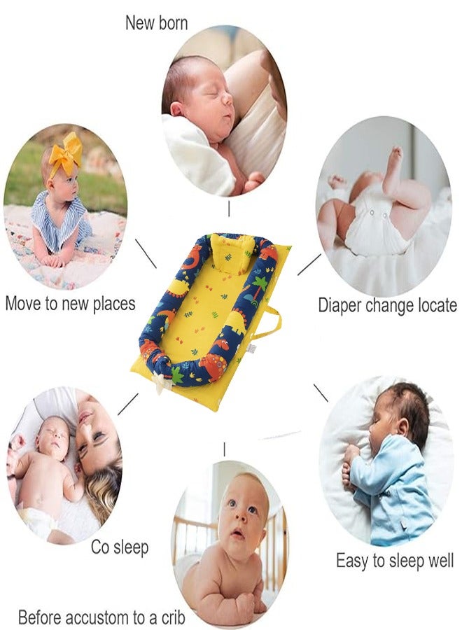 زي سي إم - هابي سرير الأطفال المحمول المصنوع من القطن الخالص لحديثي الولادة - Image 4