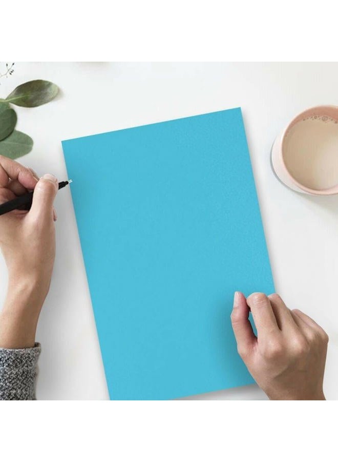 LUXPaper 8.5" x 14" Paper | Legal Size | Bright Blue | 80lb. Text | 50 Qty - Image 3