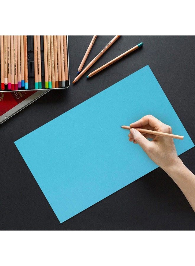 LUXPaper 8.5" x 14" Paper | Legal Size | Bright Blue | 80lb. Text | 50 Qty - Image 2