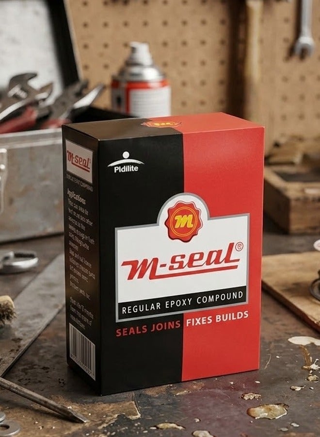 Pidilite M-Seal Regular Epoxy Compound – Strong Waterproof Epoxy Putty for Metal, Plastic, Pipe Leakage, Crack Repair & Gap Filling (100g) - Image 1