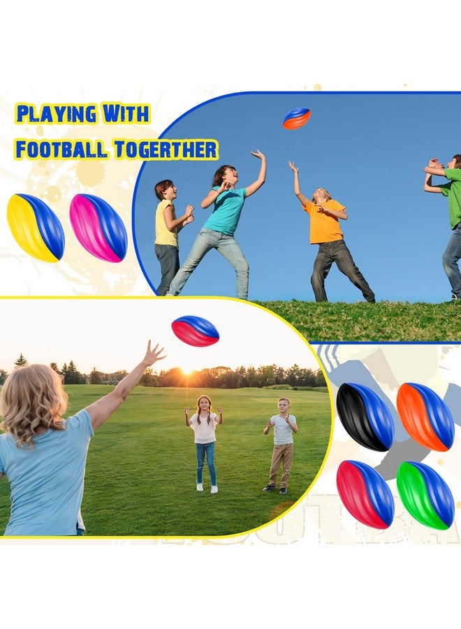 Jerify جيريفي 12 قطعة كرات قدم مصغرة للأطفال كرة رغوة حلزونية بالجملة 5 بوصة كرة رغوة صغيرة ناعمة مقاومة للماء رياضة عيد ميلاد كرة قدم للأطفال للعب في الداخل والخارج (لون زاهي) - Image 4