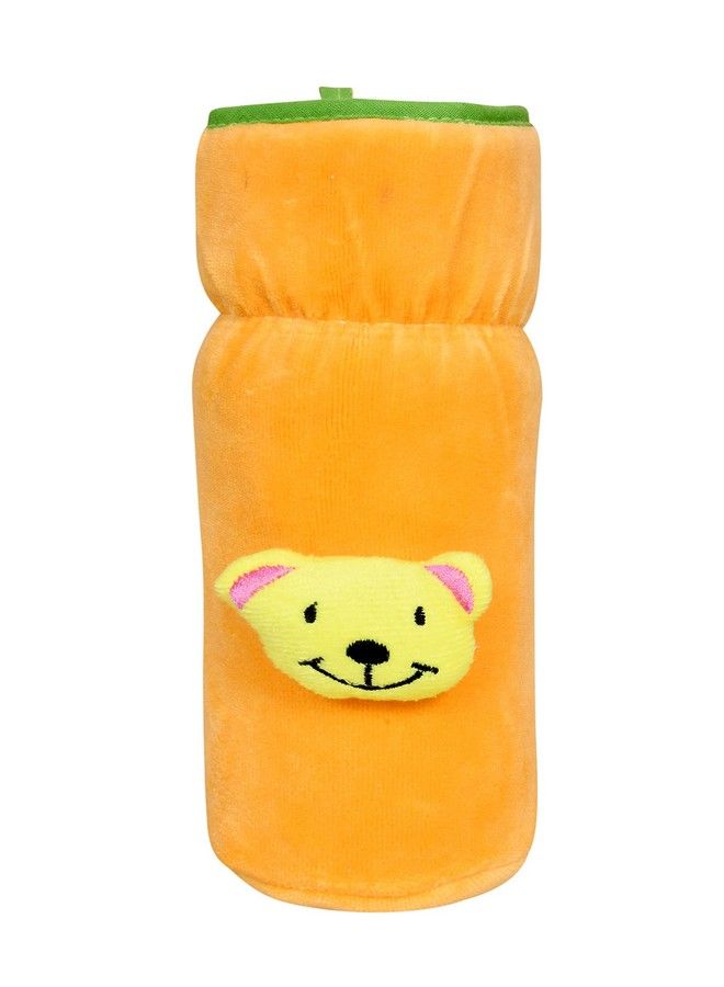 The Little Lookers Bottle Cover For Philips Avent;Wide Neck Feeders Soft Plush Stretchable Baby Feeding Bottle Cover With Easy To Hold Strap (Yellow Wide Neck 240 330Ml;8 11Oz)