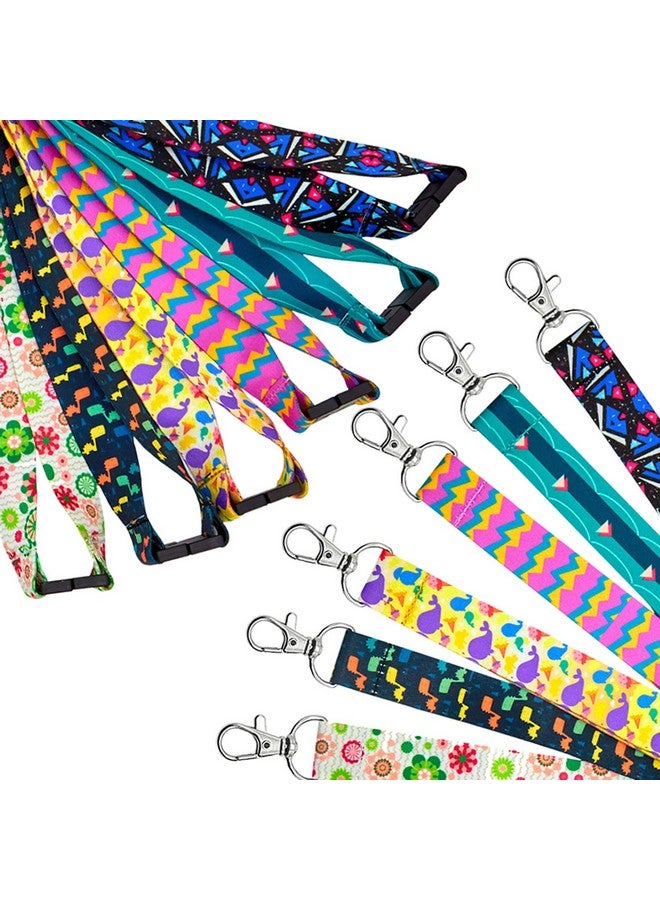 YOUOWO Lanyard With Id Badge Holder Vertical Lanyards For Keys Women Kids Cruise Ship Card Id Badges Holder Youowo Hall Pass Lanyards Cruise Lanyards Breakaway Safety Quick Release Office Neck Safety Lanyard - Image 4