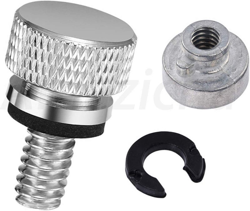 Amazicha Chrome Aluminium Seat Bolt Screw Nut Mount Kit - Image 3