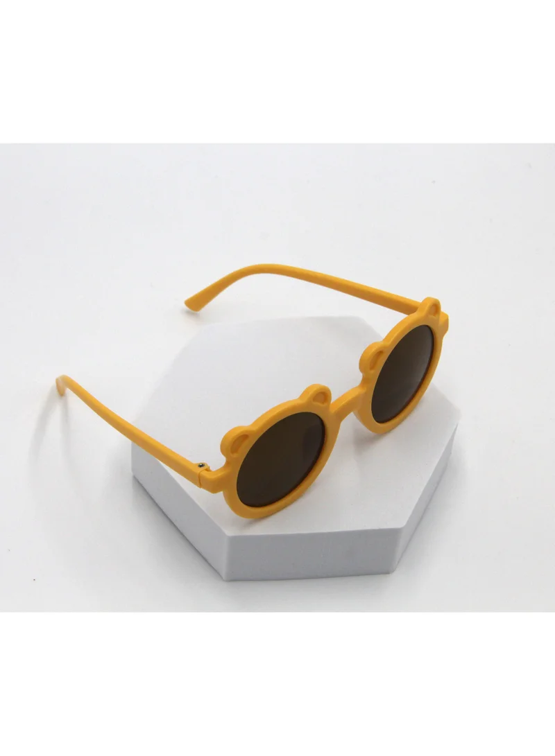 D'Daniela Aila Glasses and Headband Set For Babies and Girls - Mustard Yellow