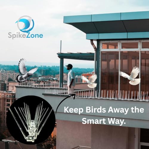 SpikeZone - Pigeon Spikes for Balcony, Pigeon Repellent, Bird Spikes for Pigeon Control (Pack of 20 Pcs) - Image 3