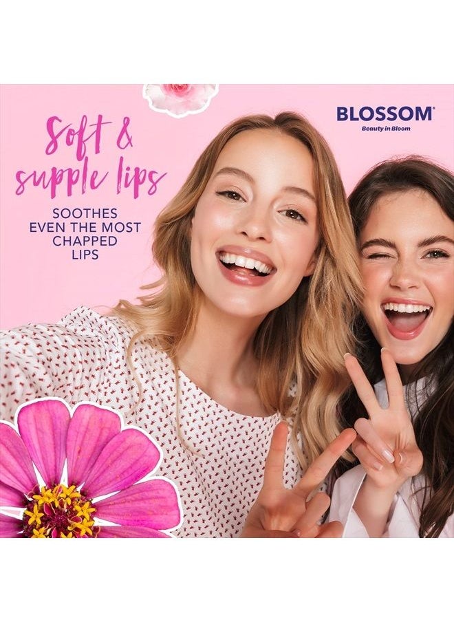 Blossom - Scented Roll on Lip Gloss, Infused with Real Flowers, Made in USA, 0.20 fl. oz./5.9ml, Pineapple - Image 1