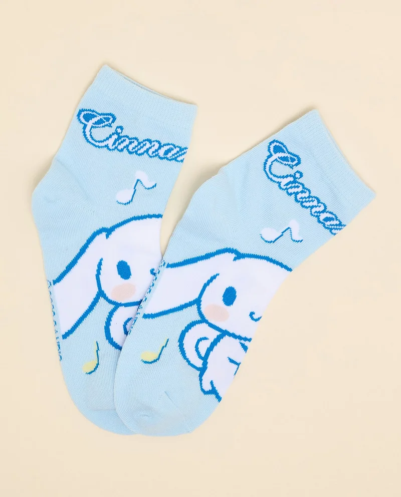 أر أند بي 3 Pack Cinnamoroll Print Ankle Socks