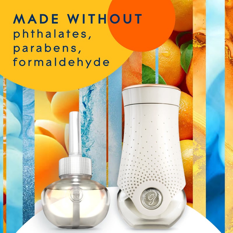 Glade PlugIns Refills Air Freshener,Coastal Sunshine Citrus, Scented and Essential Oils for Home and Bathroom, 0.67 Fl Oz, 5 Count - Image 4