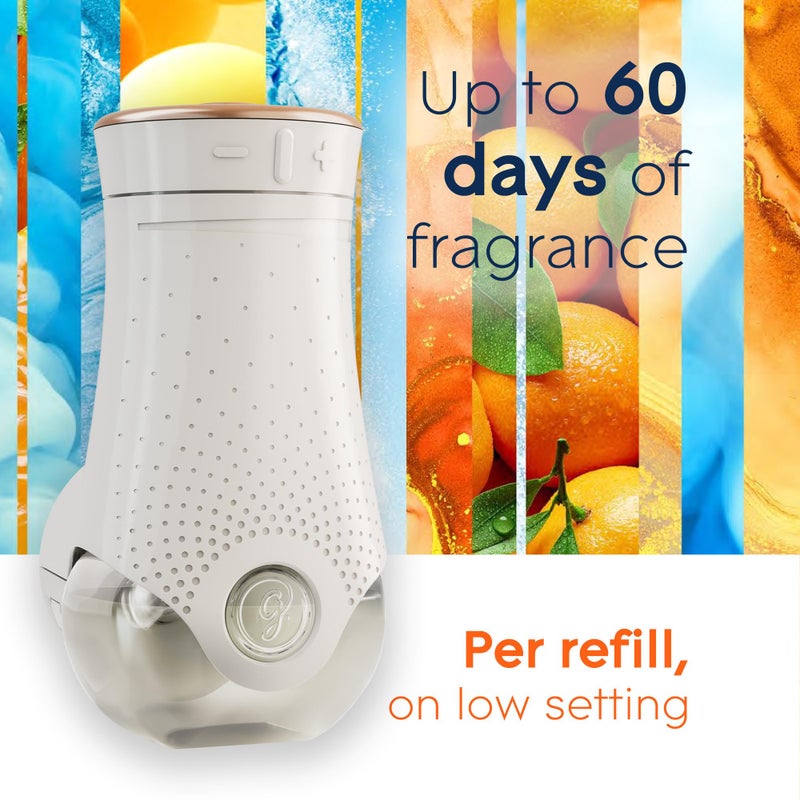 Glade PlugIns Refills Air Freshener,Coastal Sunshine Citrus, Scented and Essential Oils for Home and Bathroom, 0.67 Fl Oz, 5 Count - Image 3