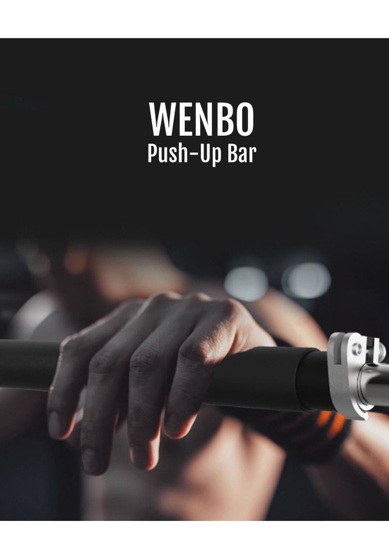 WENBO Pull Up Bar For Door way Lock System Chin Up Bar No Screw Installation For Upper Body Workout  - Image 2