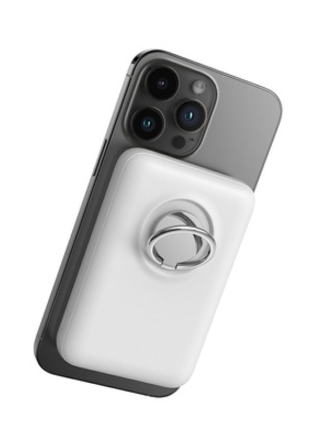 JR-W050 20W Power Bank 10000mAh with Ring Holder White  - Image 3