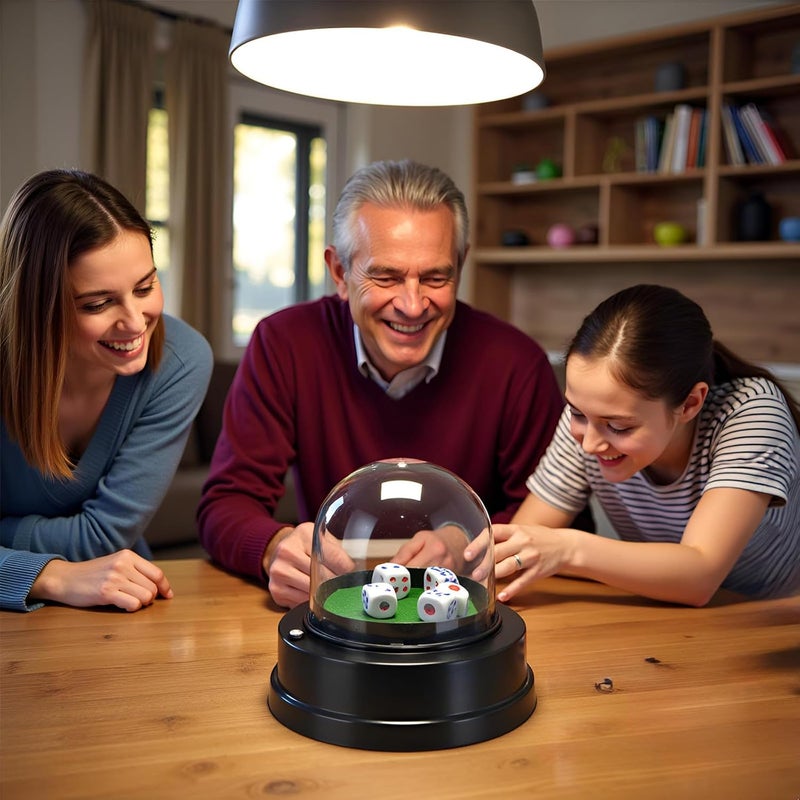 Gikfun Automatic Lucky Dice Roller Cup Set with 5 Dices for Family Friends Party Games EK1883 (Pack of 2) - Image 3