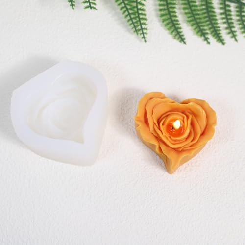 Aifong 9 PCS Flower Candle Molds Rose Tulip Silicone Candle Mold Flower Shapes Moldes De Rosas Silicona para Velas for Soy Wax, Beeswax, Candle Making, Resin Craft - Image 5