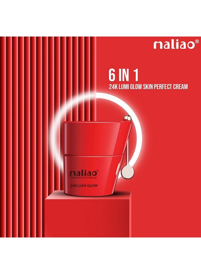 maliao 24K Lumi Glow Skin Perfect Cream - Whitening, Spot Lightening, Anti-Wrinkle, Brightening And Deeply Nourishing - 6-In-1 Formula - Image 3