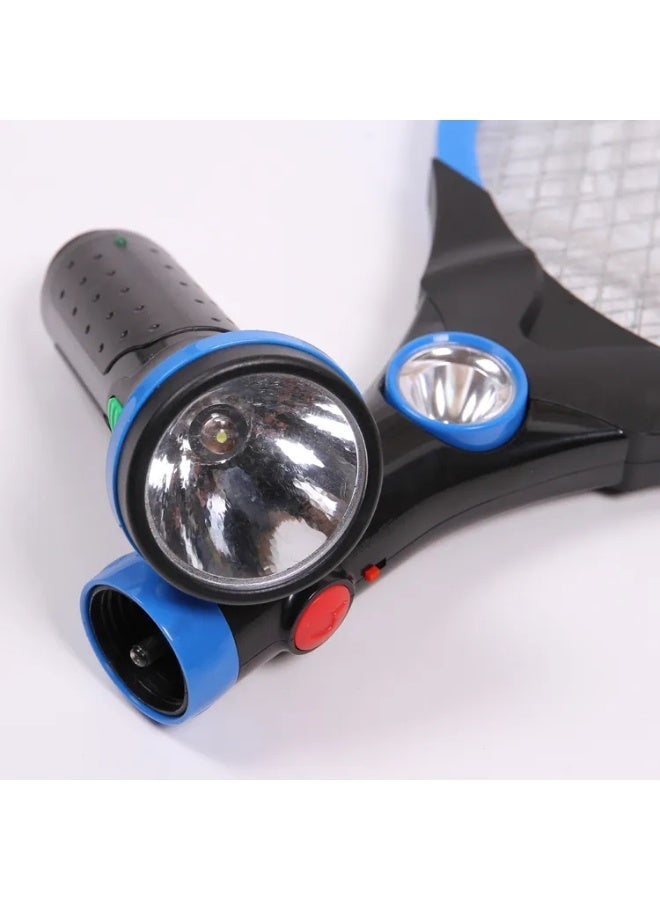 GECKO LTD-308 Rechargeable Electric Mosquito Swatter with Powerful Flashlight - Image 4