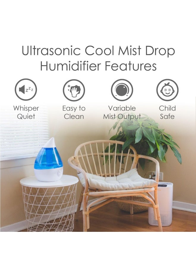 Crane Filter Free Ultrasonic Cool Mist Humidifiers 1 Gal