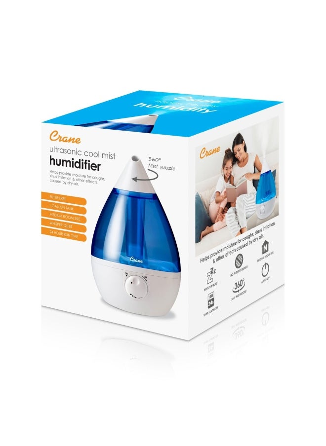 Crane Filter Free Ultrasonic Cool Mist Humidifiers 1 Gal