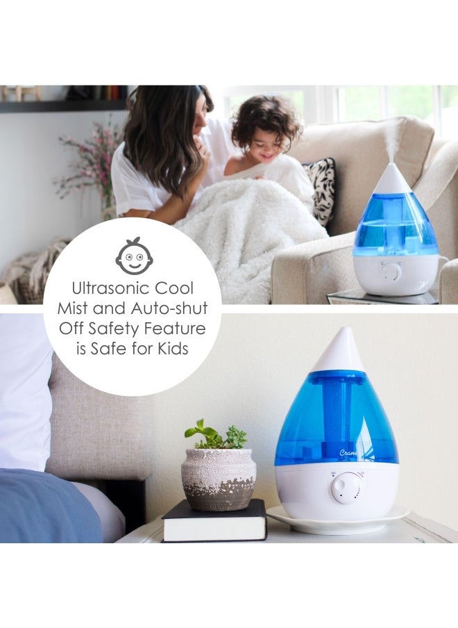 Crane Filter Free Ultrasonic Cool Mist Humidifiers 1 Gal