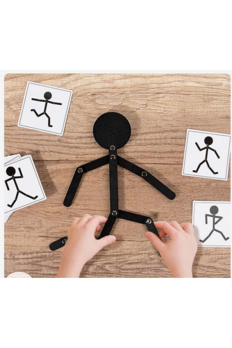 لعبة الرجل الخشبى مهارات تقليد نموذج - Image 4