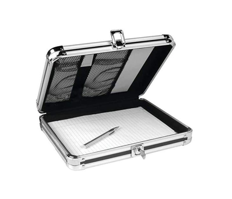 Vaultz Locking Storage Clipboard for Letter Size Sheets, Key Lock, Black (VZ00151) - Image 1