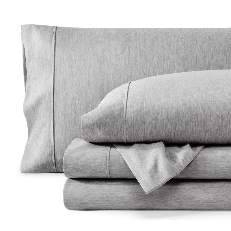 Bare Home Queen Sheet Set - Luxury 1800 Ultra-Soft Microfiber Double Brushed - Deep Pockets - Easy Fit - 4 Piece Set - Bedding Sheets & Pillowcases (Queen, Heathered Charcoal) - Image 1