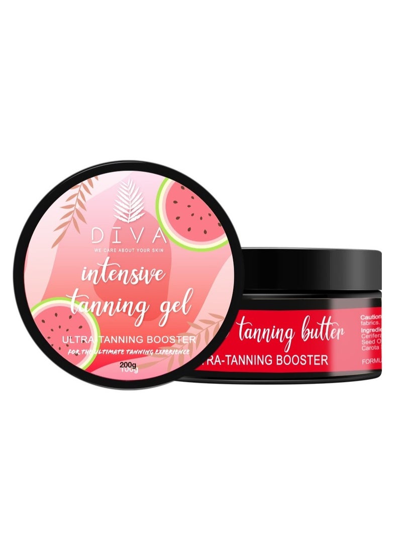 Diva - Intensive tanning gel watermelon 100g - Image 1