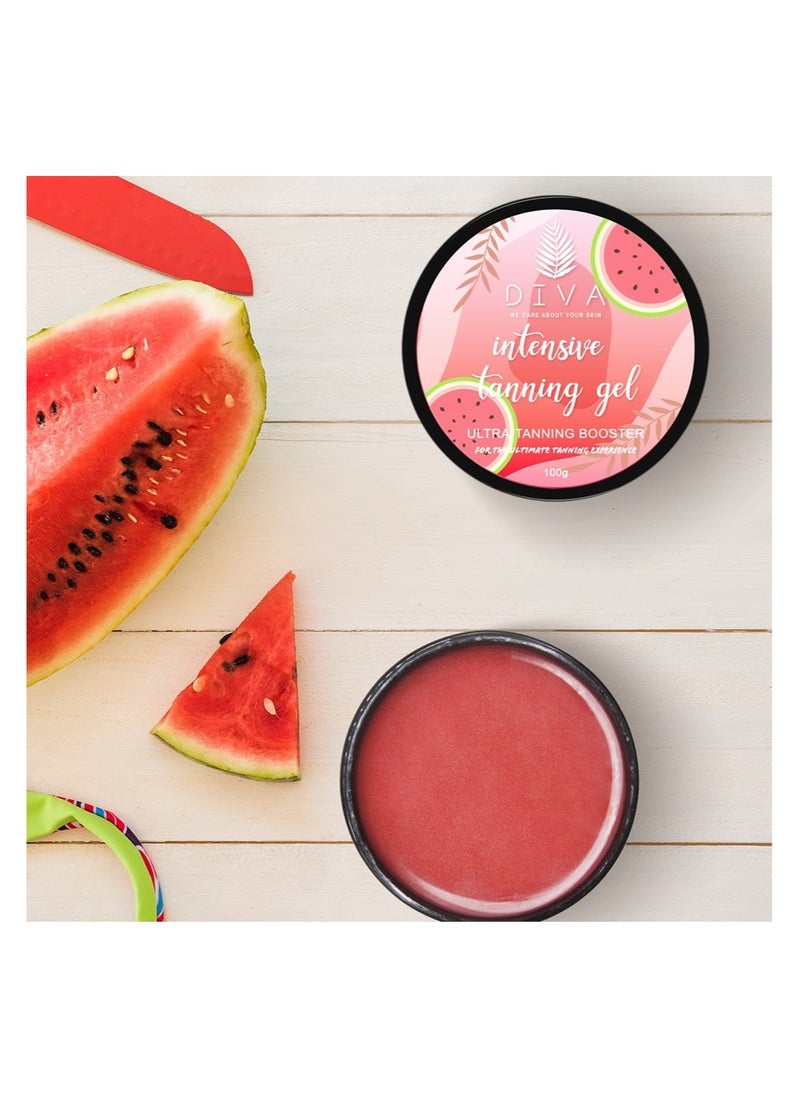 Diva - Intensive tanning gel watermelon 100g - Image 1