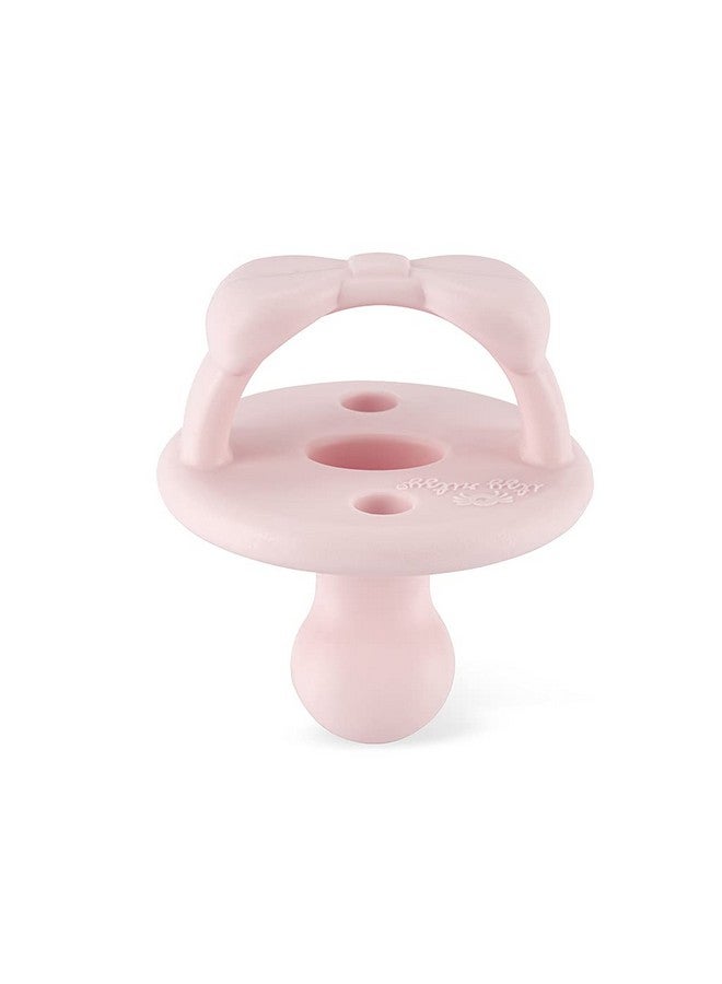 إيتزي ريتزي لهايات تقويم الأسنان السيليكونية من إيتزي ريتزي - لهايات سويتي سوذر بمقبض قابل للطي وفتحتين للهواء لمزيد من الأمان، لهايات للأطفال من عمر 6 إلى 18 شهرًا (حذاء الباليه وزهرة الربيع) - Image 3