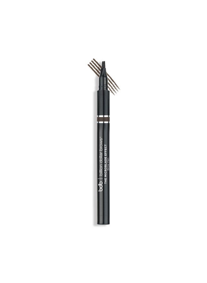 Billion Dollar Brows The Microblade Effect: Brow Pen, Create Natural Eyebrows, Fill in Brows, Taupe - Image 1