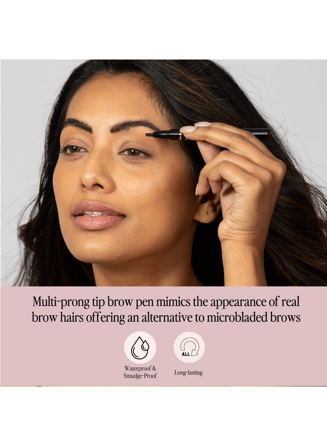 Billion Dollar Brows The Microblade Effect: Brow Pen, Create Natural Eyebrows, Fill in Brows, Taupe - Image 4