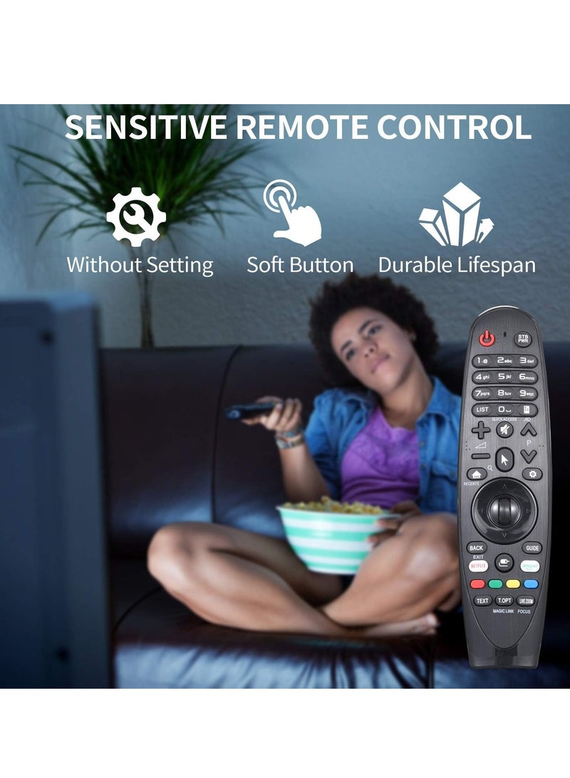 ELTRAZONE Universal Magic Remote Control AN-MR19BA AN-MR18BA AN-MR650 Compatible with LG Smart TV (No Voice Function) with battery - Image 3