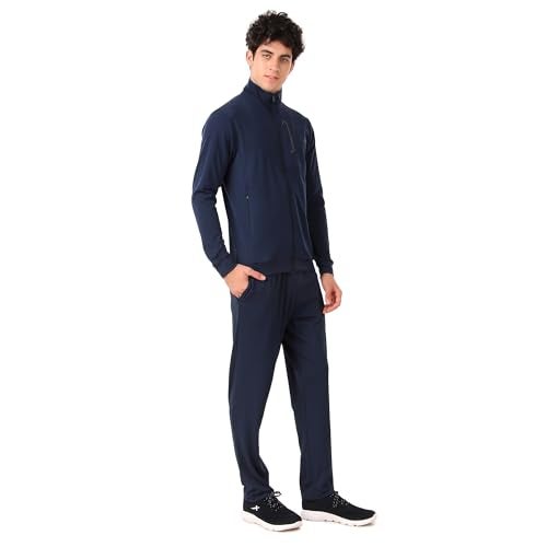 Vector X OTS-318 Men's Solid Winter Sports Gym Track Suit Zipper Set - Image 5