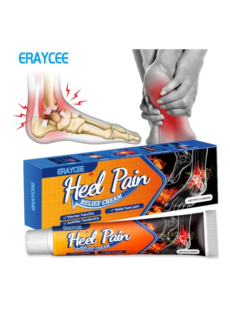 ERAYCEE Heel Pain Releif Cream Heel Pain Ointment Heel Spur Foot Swelling Ointment 20g  - Image 1