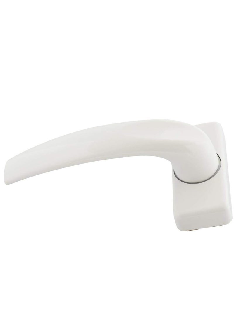 White Door Handles 2 Piece Aluminum Alloy Door Handle Solid Aluminum Handle White Aluminum Door Handle Fits Common Doors And Balcony Doors - Image 2