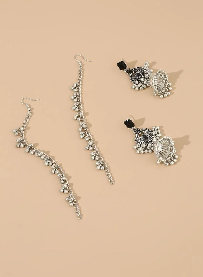 Take Two  Beaded Jhumka Dangle Earrings for Women | Best Price UAE