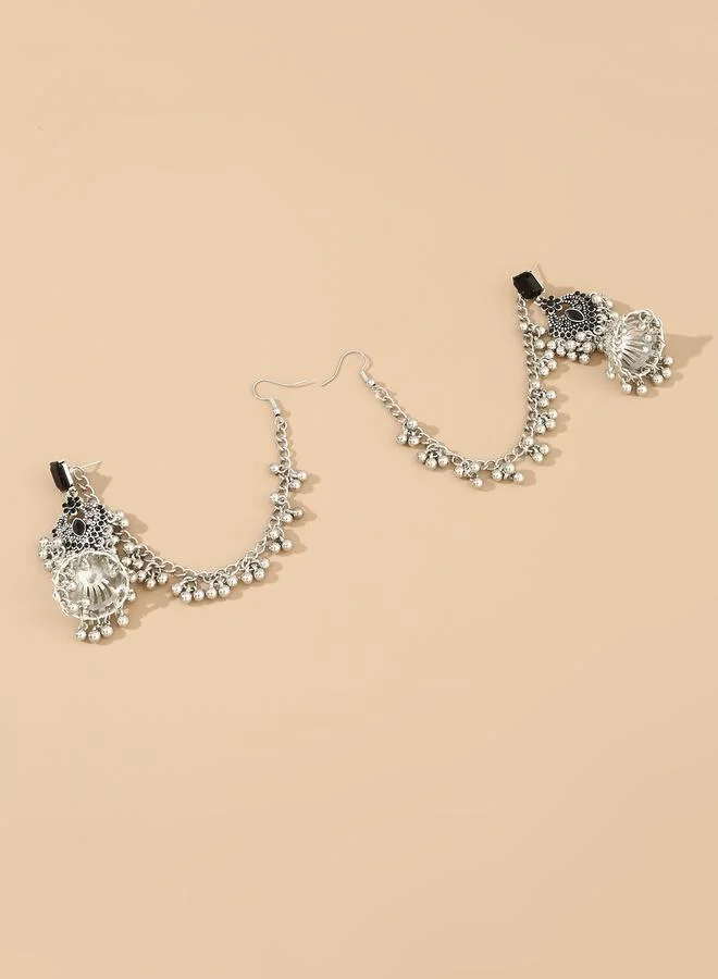 تايك تو Beaded Jhumka Dangle Earrings