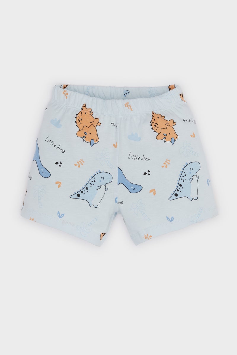 DeFacto Baby Boy 2 piece Regular Fit Knitted Pyjamas  - Image 3
