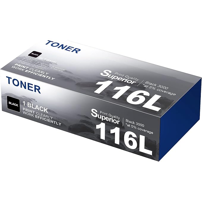 KEENKLE MLT-D116L D116L MLTD116L Toner Black Compatible with Samsung Xpress M2675FN Toner M2885FW M2825ND M2625D M2875FD M2835DW M2875FW M2825DW M28M288 M25 M2875