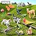 THINKBAY Realistic Animal Figurines Set14PCS Assorted Insects Birds Mammals Reptiles Figures for Kids Nature Exploration Science Educational Toys Desktop Decor Learning Toy Sensory Toys - Image 4