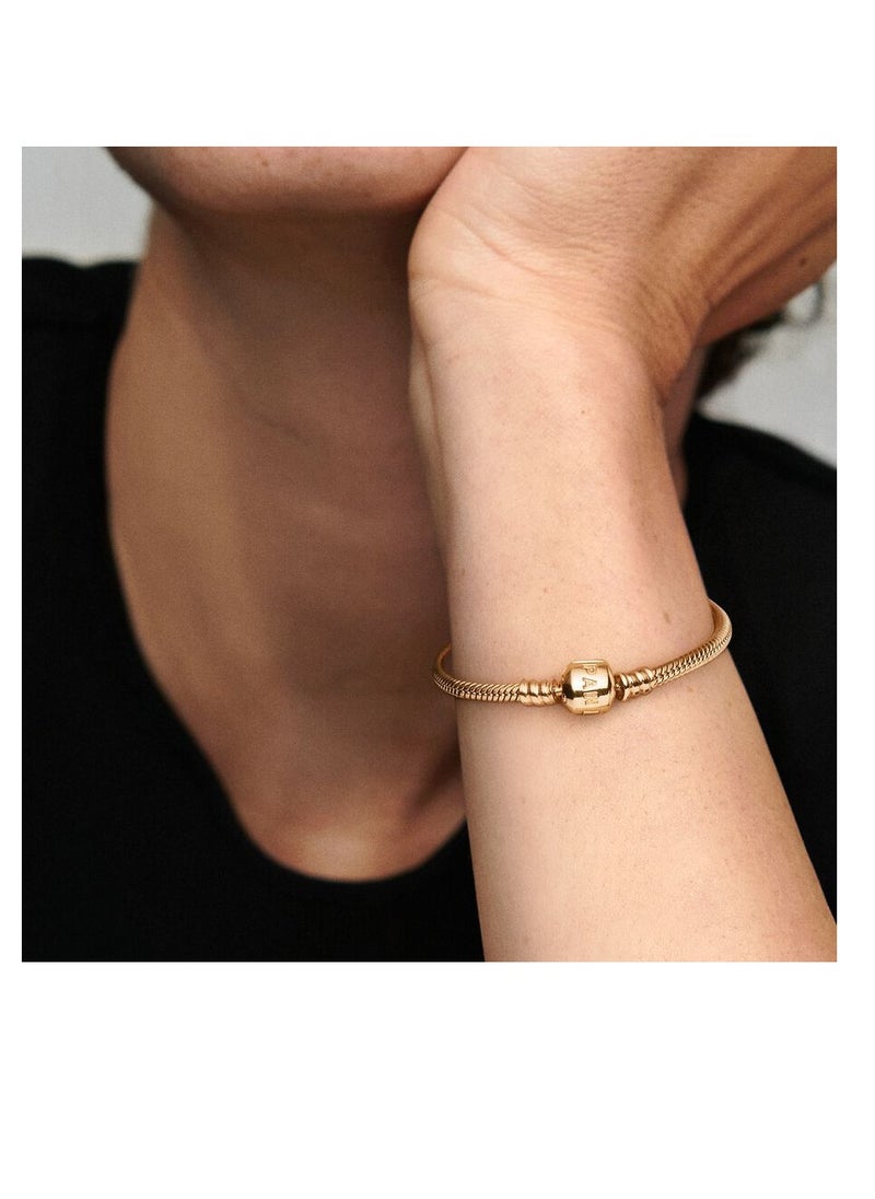 Pandora Violet Pandora Moments Snake Chain Bracelet  - Image 3