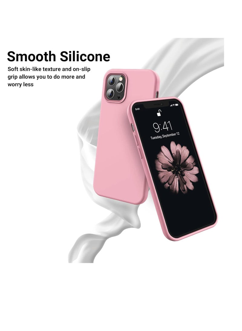 Generic - Silicone & Microfiber Lining Case for Apple iPhone 13 Pro Max 6.7in - Image 1