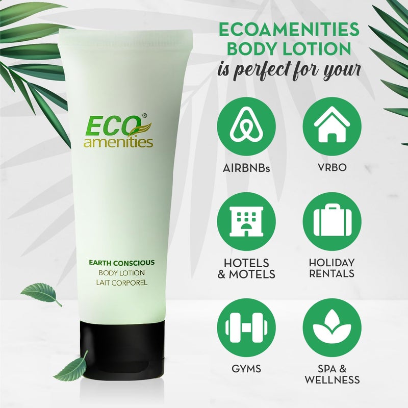 ECO amenities Travel Lotion Bulk - 200-Pack - 1 fl oz (30 ml) Tubes - Hydrating Green Tea Scented Body & Hand Lotion - Travel Toiletries - Image 2