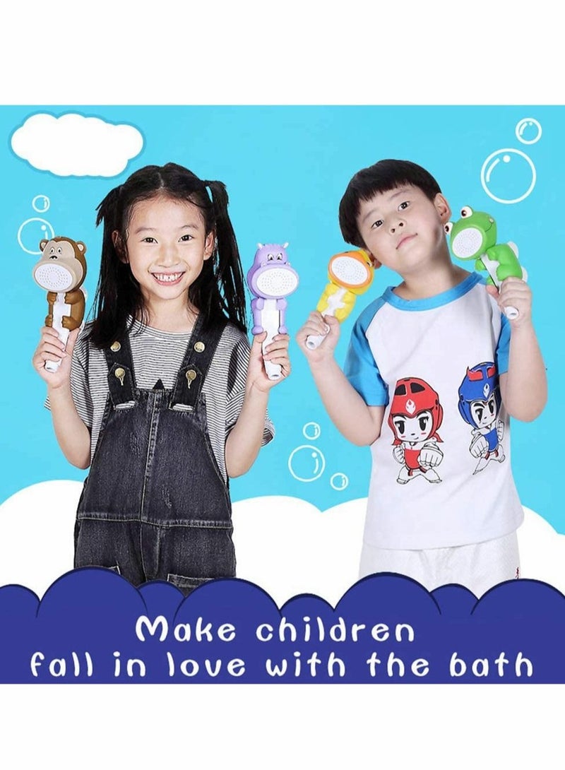 Excefore Children's Handheld Shower Head,Cartoon Water Flow Spray Shower Head Baby Kids Toddler Bath Bathing Accessories (Showerhead+Bracket+Hose+Diverter)  - Image 2