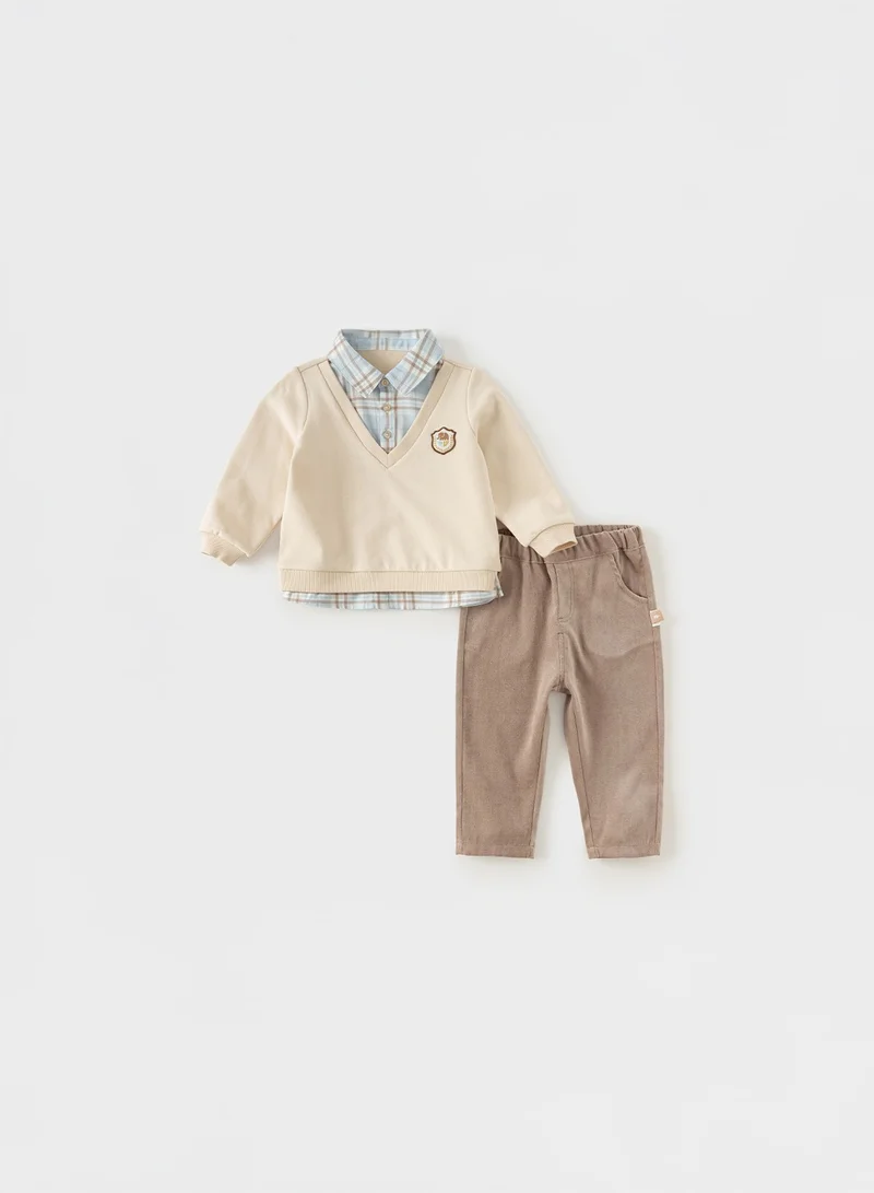 Dave & Bella Preppy Smart Outfit Set