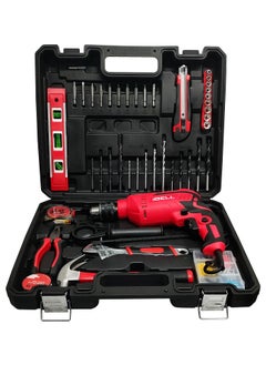 iBELL IBELL Professional Tool Kit with Impact Drill 500RE, 650W, Copper Armature, Chuck 13mm, 101 Home Essential Tools/Accessories.  - Image 1