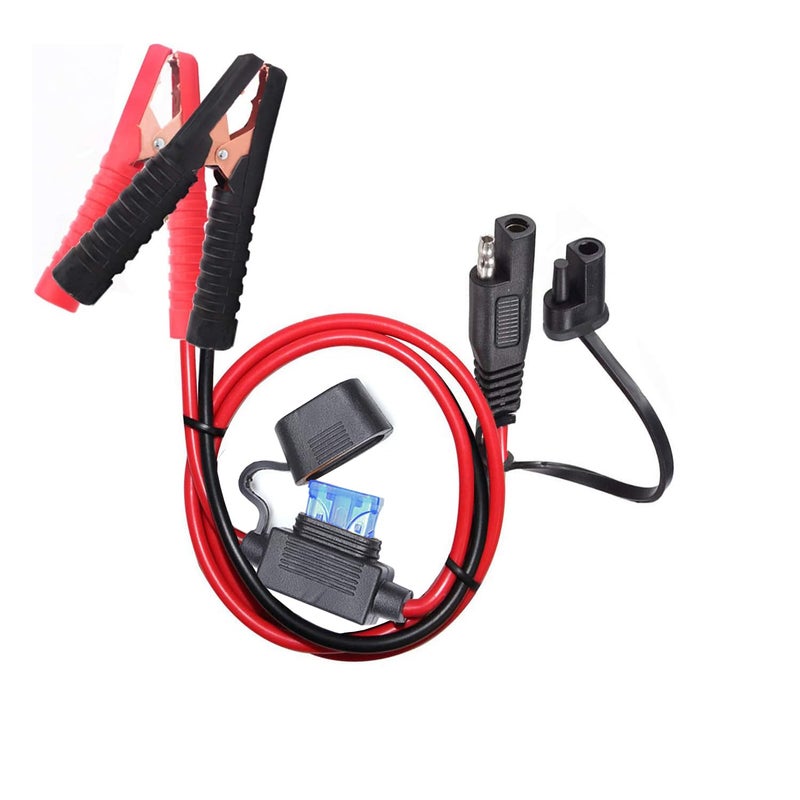 Yetor 10Awg Battery Alligator Clips Sae Quick Release Adapter To Alligator Clips With 2Ft Sae Clip Connectors Extension Charging Cable For Cars Motorcycles - Image 1
