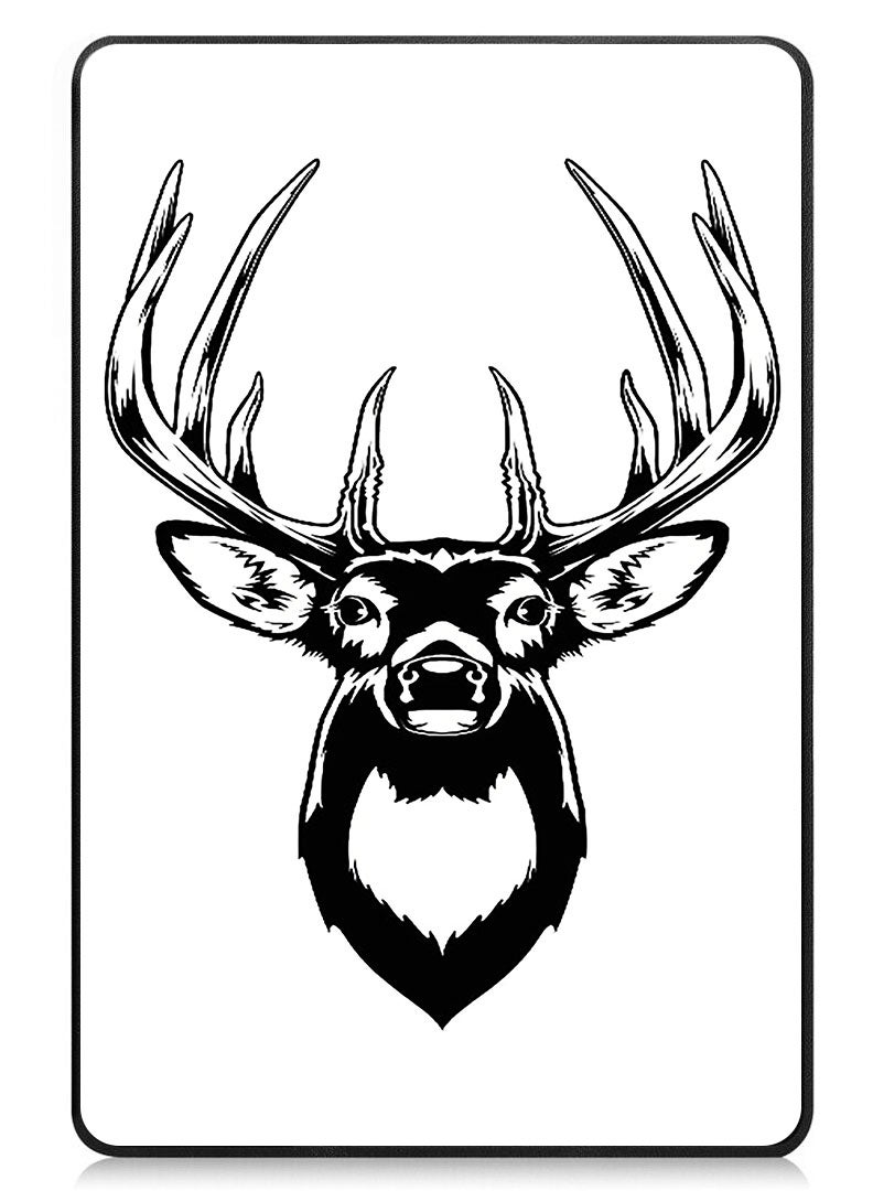 Theodor Protective Flip Case For Samsung Galaxy Tab S9 FE Plus With Trifold Stand Auto Wake Sleep Shockproof Cover Deer 6 - Image 1